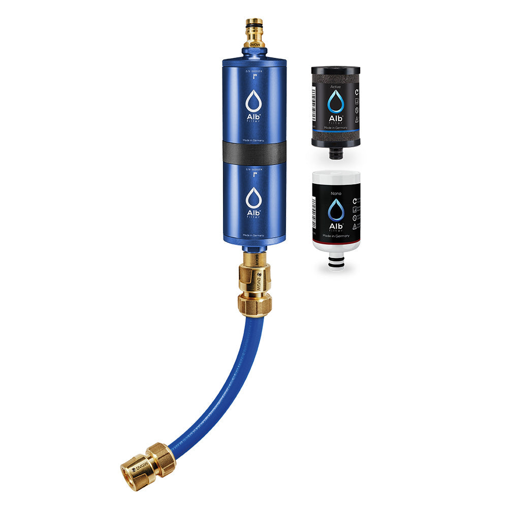 Alb Filter® FUSION Active+Nano Trinkwasserfilter | Camping-Set: Mobil VanSites Shop