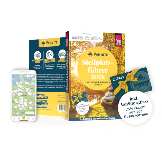 Stellplatzführer 2026 VanSites Shop