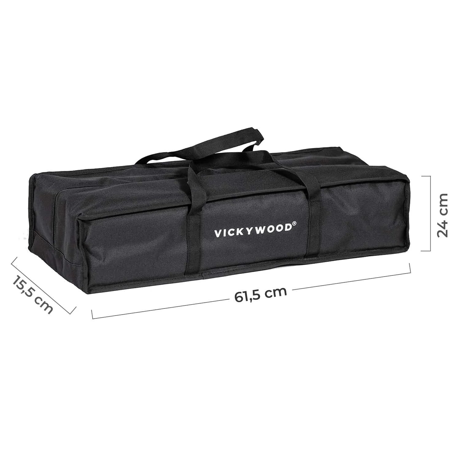 Campingtisch VICKYWOOD Alu Ultralight Black Vickywood