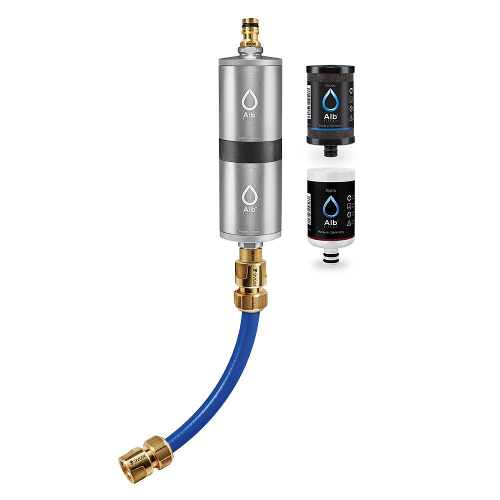Alb Filter® FUSION Active+Nano Trinkwasserfilter | Camping-Set: Mobil VanSites Shop